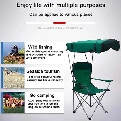 Silla plegable para acampar, silla para exteriores, silla de pesca con portavasos